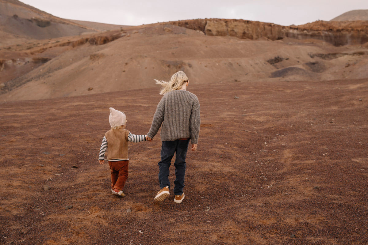 Baby Soft Knit Waistcoat Amber