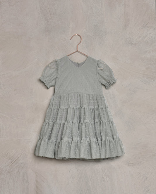 Dottie Short Sleeve Dress Dusty Blue
