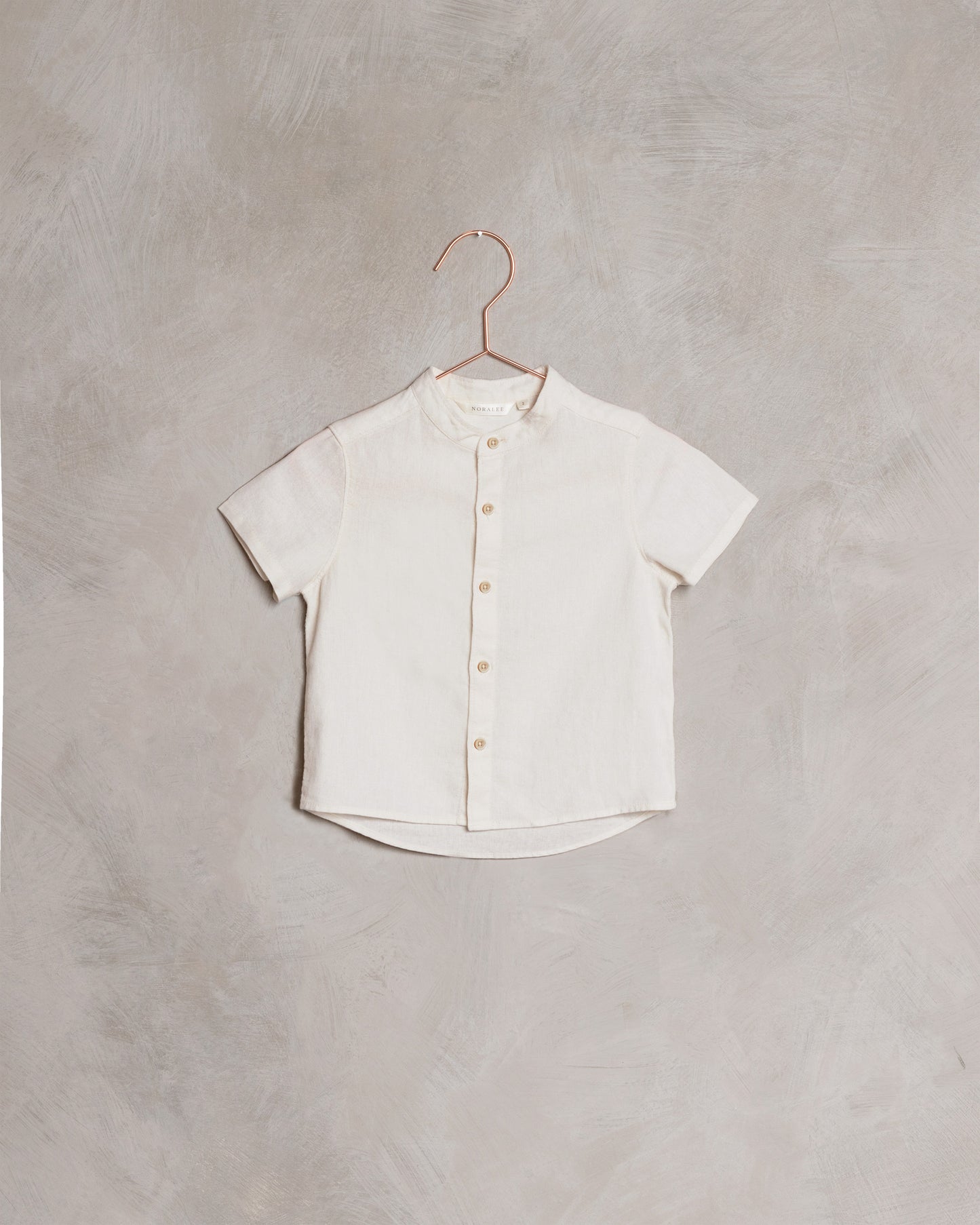 Archie Short Sleeve Shirt Ivory