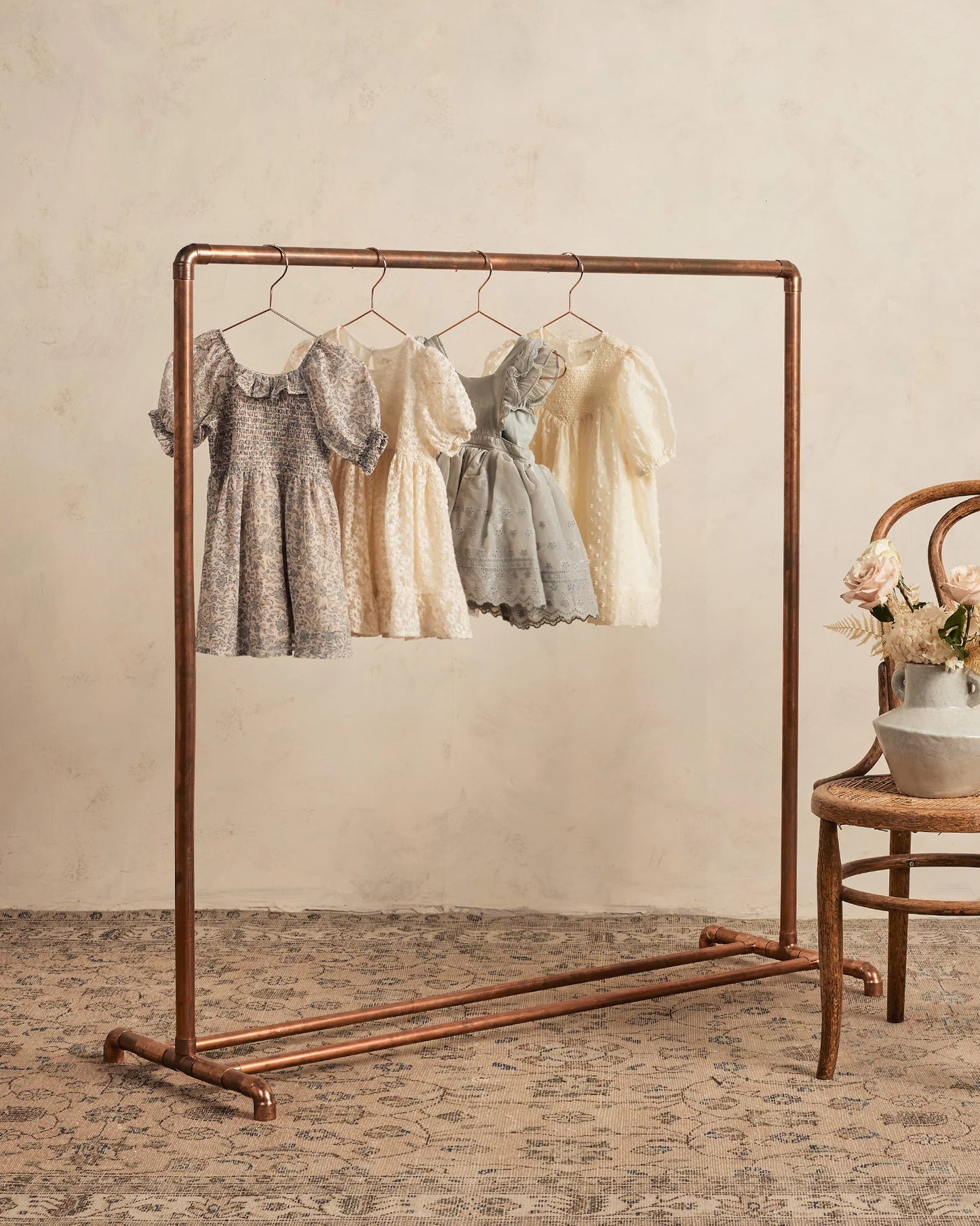 Provence Sleeveless Dress Dusty Blue