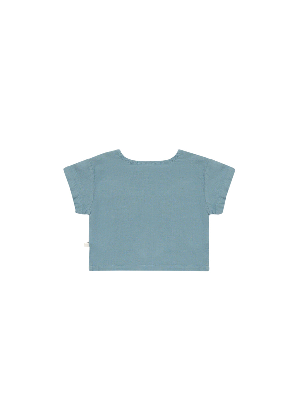 Olivia Organic Cotton Baby Tee Blue