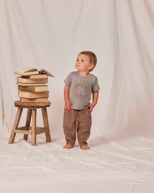 Summer Cotton Short Sleeves T Shirt Grey