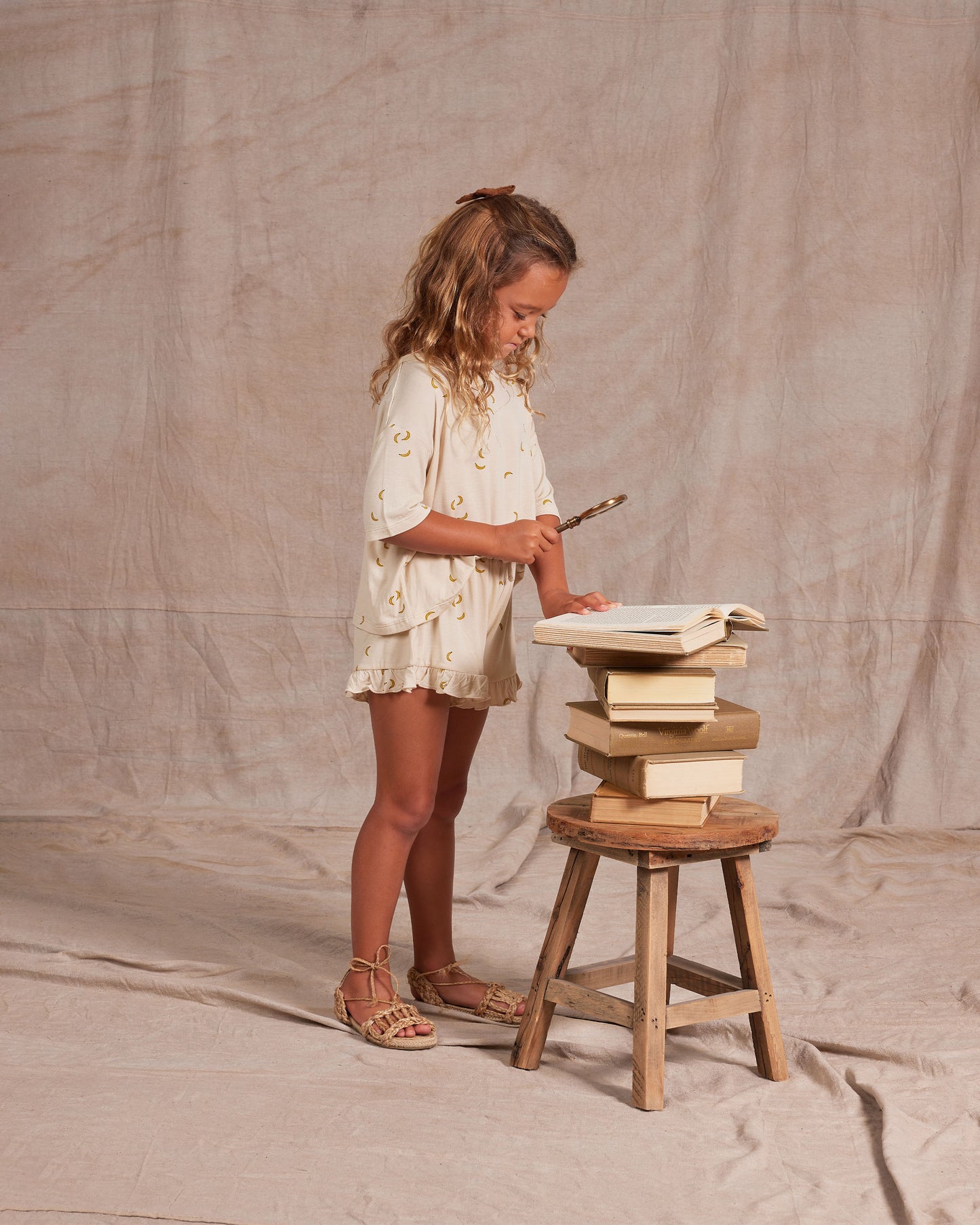 Mosie Lounge Set Bananas Printed Natural