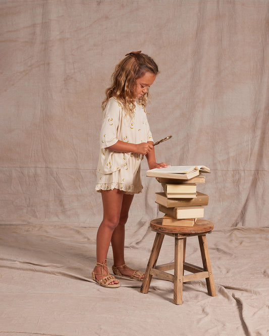 Mosie Lounge Set Bananas Printed Natural