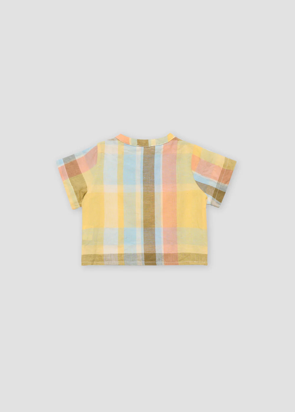Roberta Baby Short Sleeves Shirt Check