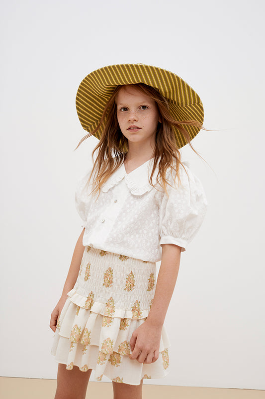 Loretta Organic Cotton Skirt Loretta Bucket Print