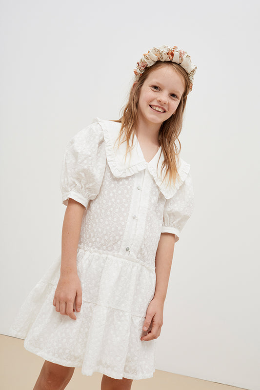 Antonella Cotton Dress White