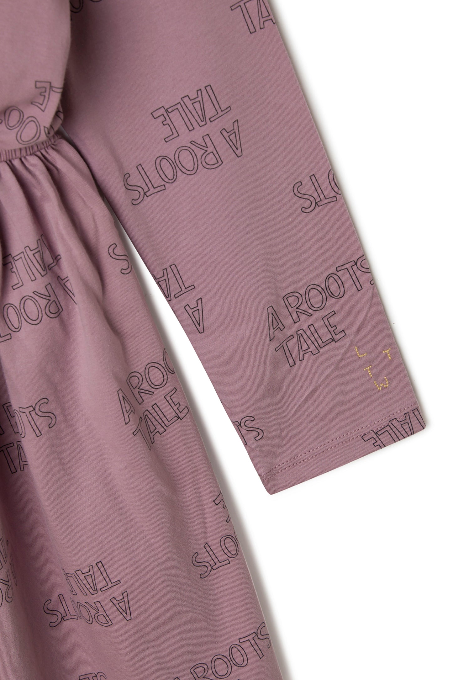 Walnut Organic Cotton Dress Orchid Light