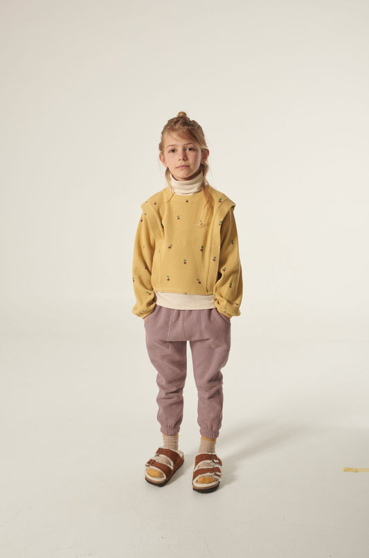 Hemlock Organic Cotton Joggers Orchid Dark