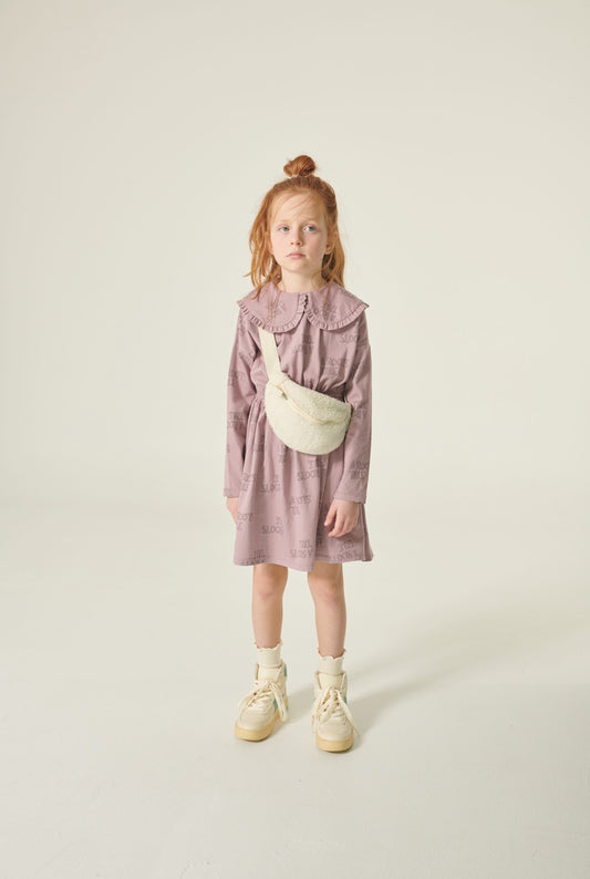 Walnut Organic Cotton Dress Orchid Light