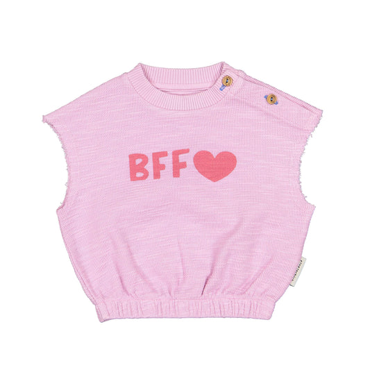 Baby Cotton Sleeveless Top Lavender