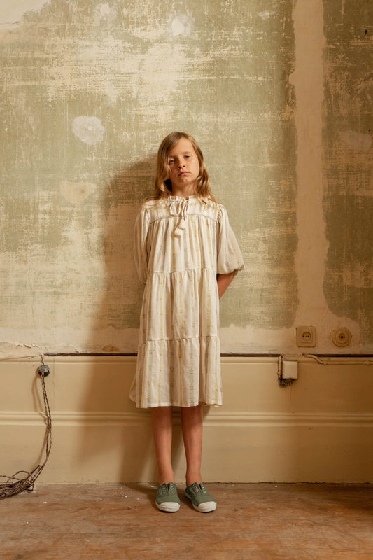 Melody Short Sleeves Cotton Dress