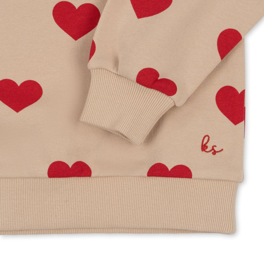 LOU Organic Cotton Sweatshirt Heart
