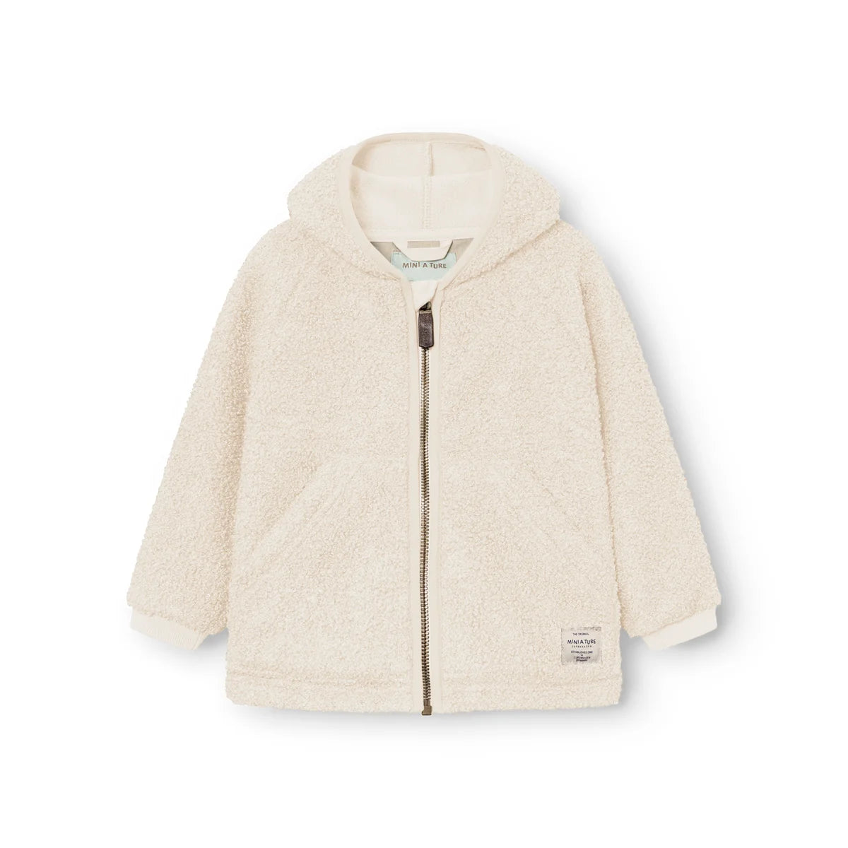 MINI A TURE LIFF TeddFleece Jacket Angora Cream