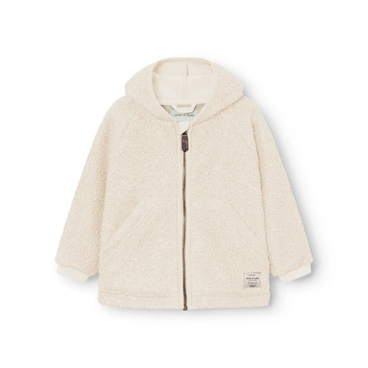 MINI A TURE LIFF TeddFleece Jacket Angora Cream
