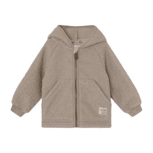 MATLIFF Teddyfleece Jacket Grey Brown