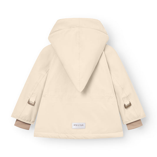 MAT WANG Fleece Lined Winter Jacket Angora Cream