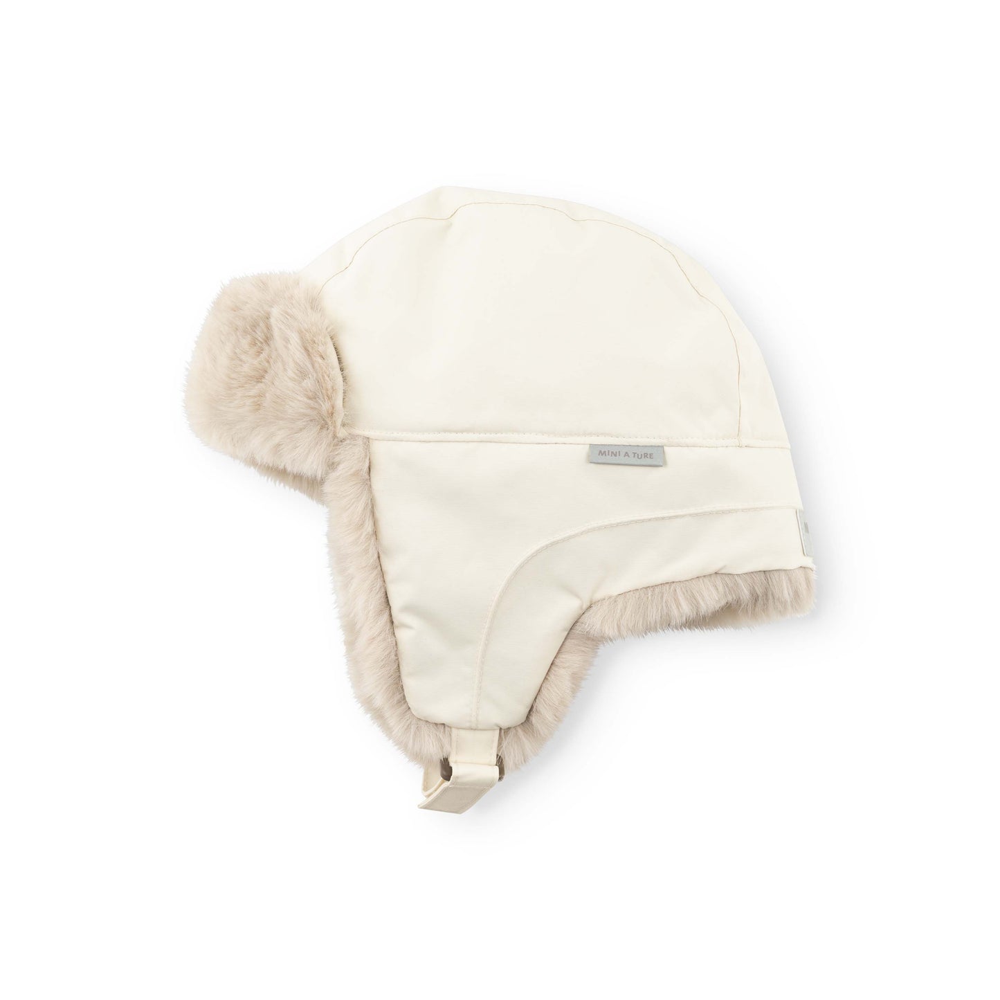 MATCRISTER Teddy Lined Winter Hood Angora Cream