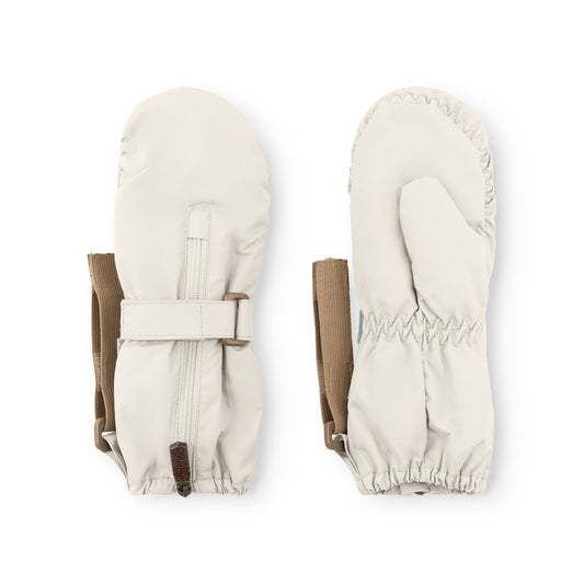 MATCESAR Fleece Lined Mittens Angora Cream