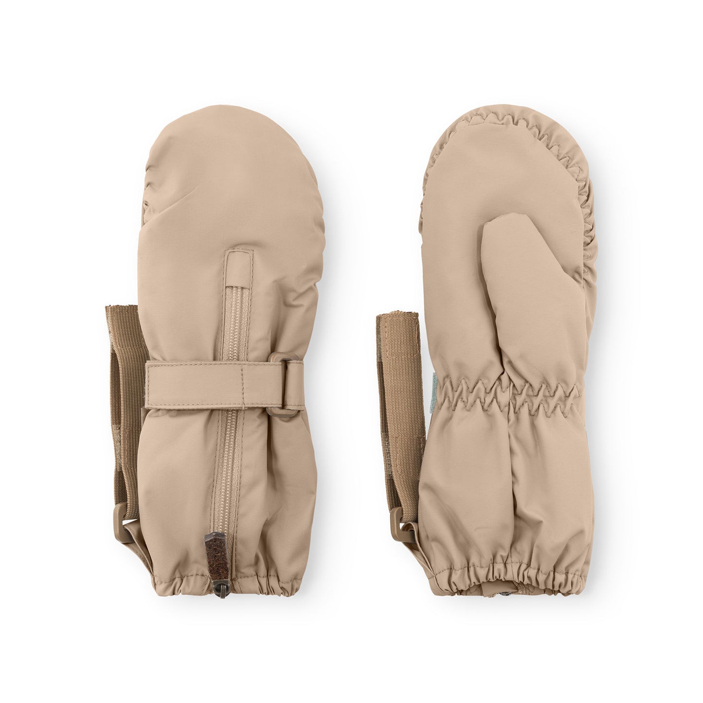 MATCESAR Fleece Lined Mittens Savannah Tan