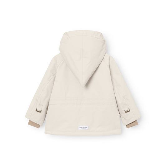 MATWANG Fleece Lined Winter Jacket Angora Cream