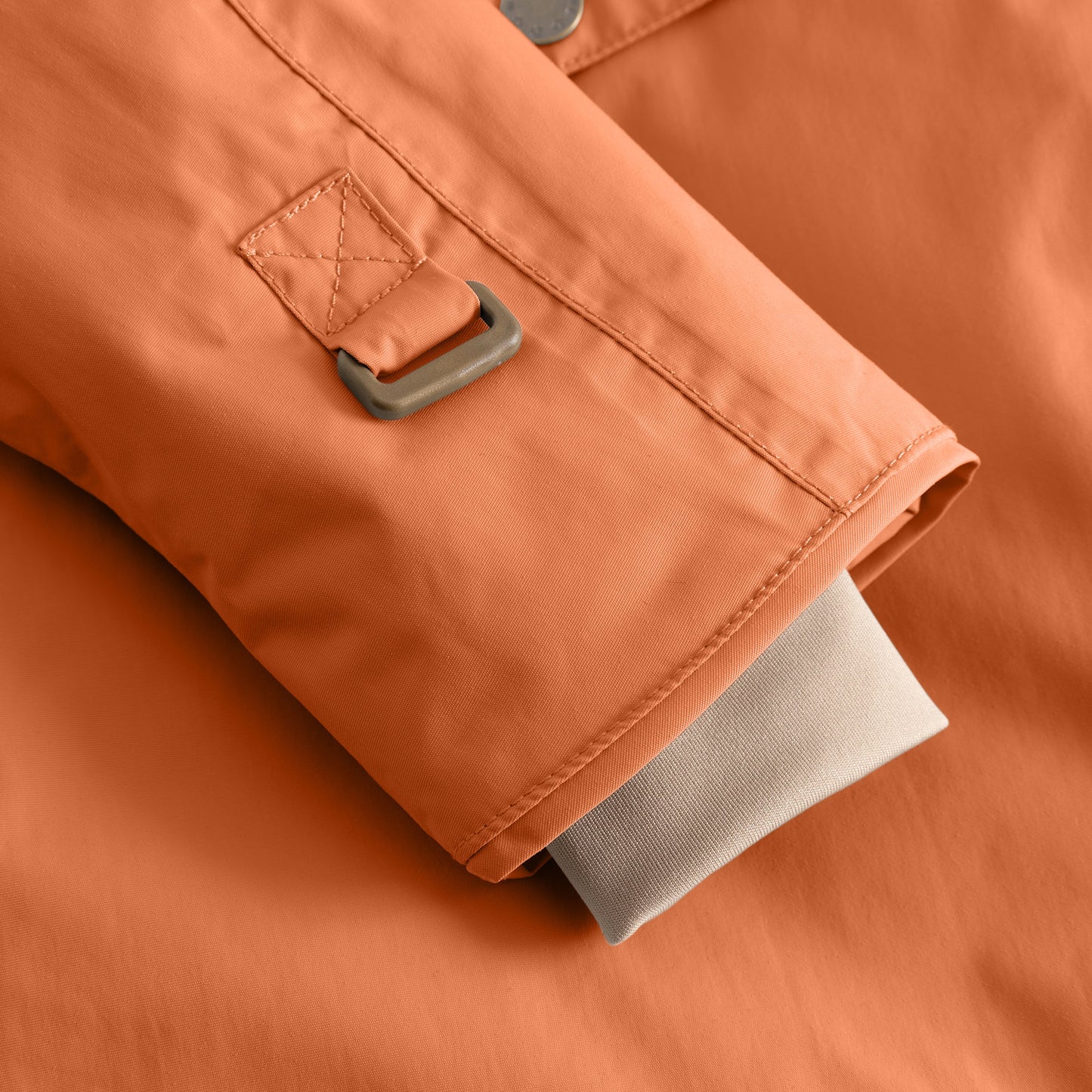 MATWANG Fleece Lined Winter Jacket Leather Brwon