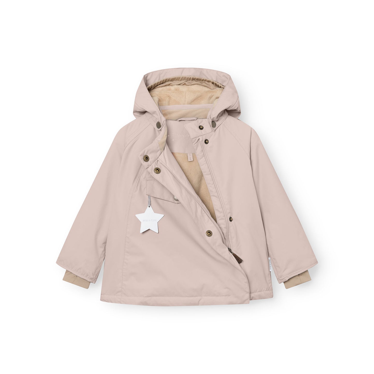 MATWANG Fleece Lined Winter Jacket Cloudy Rose