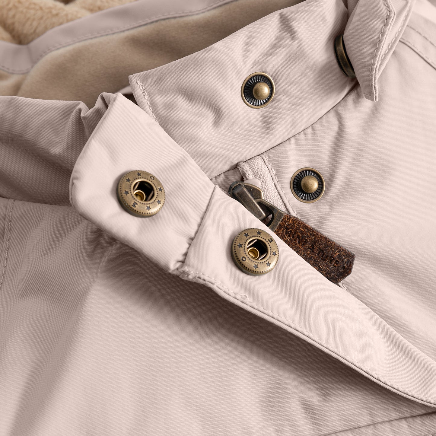 MATWANG Fleece Lined Winter Jacket Cloudy Rose