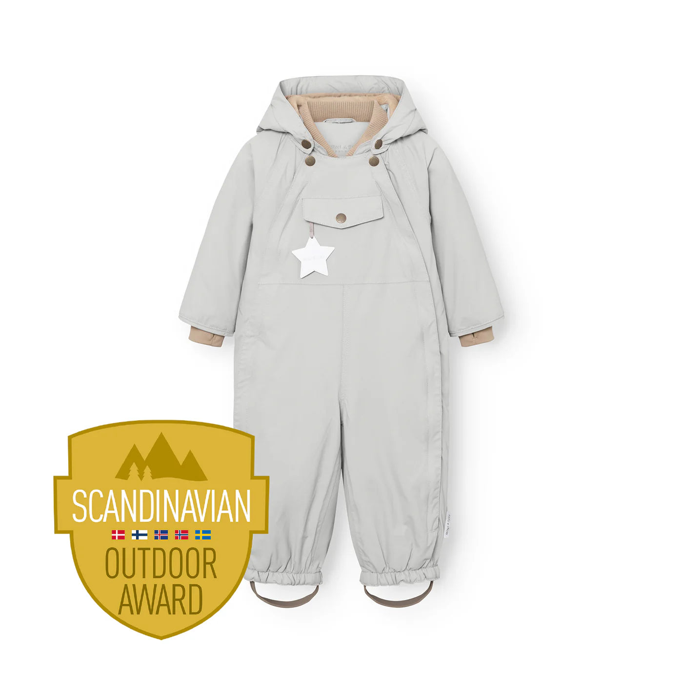 MATWISTI Fleece Lined Snowsuit. GRS Puritan Grey