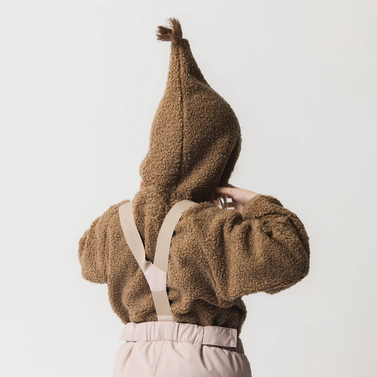 MINI A TURE LIFF TeddFleece Jacket Otter Brown
