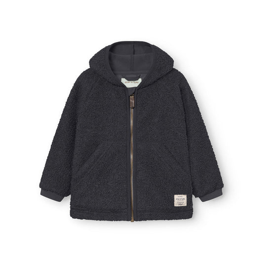 MINI A TURE LIFF TeddFleece Jacket Forged Iron Blue