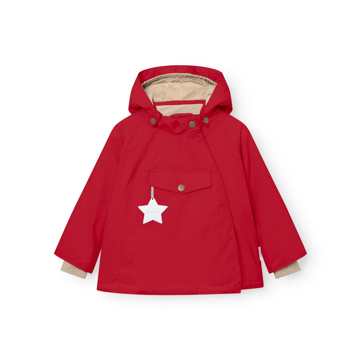 Mini A Ture Fleece Lined Winter Jacket Red
