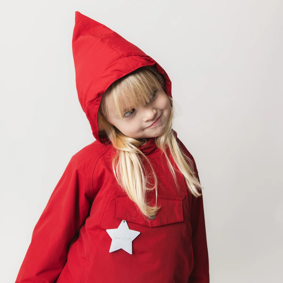 Mini A Ture Fleece Lined Winter Jacket Red