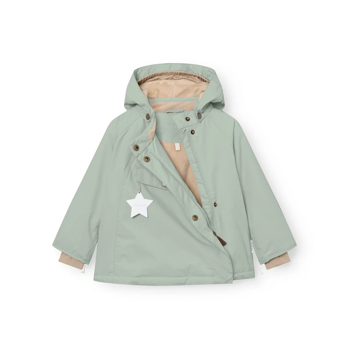 Mini A Ture Fleece Lined Winter Jacket Slate Gray