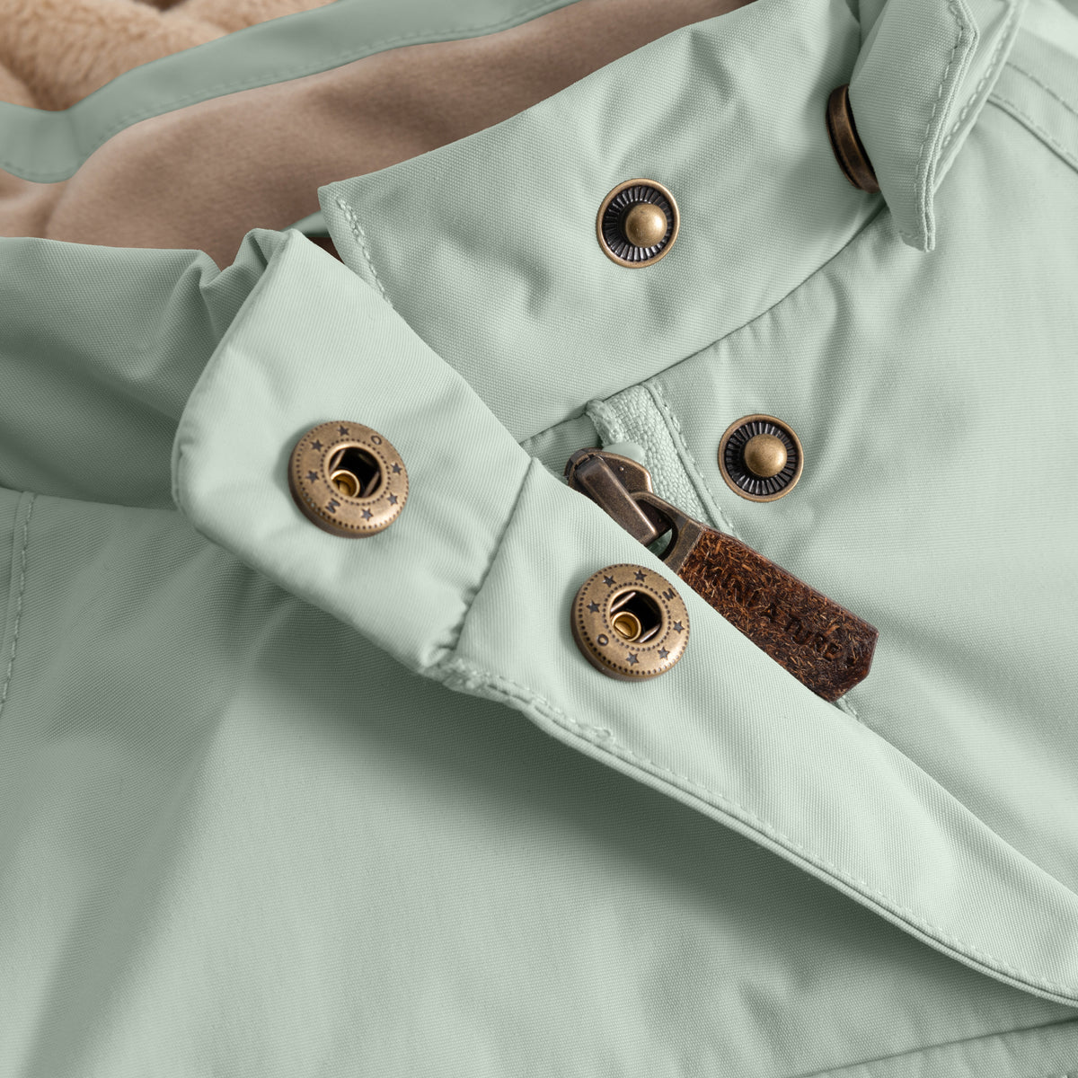 Mini A Ture Fleece Lined Winter Jacket Slate Gray