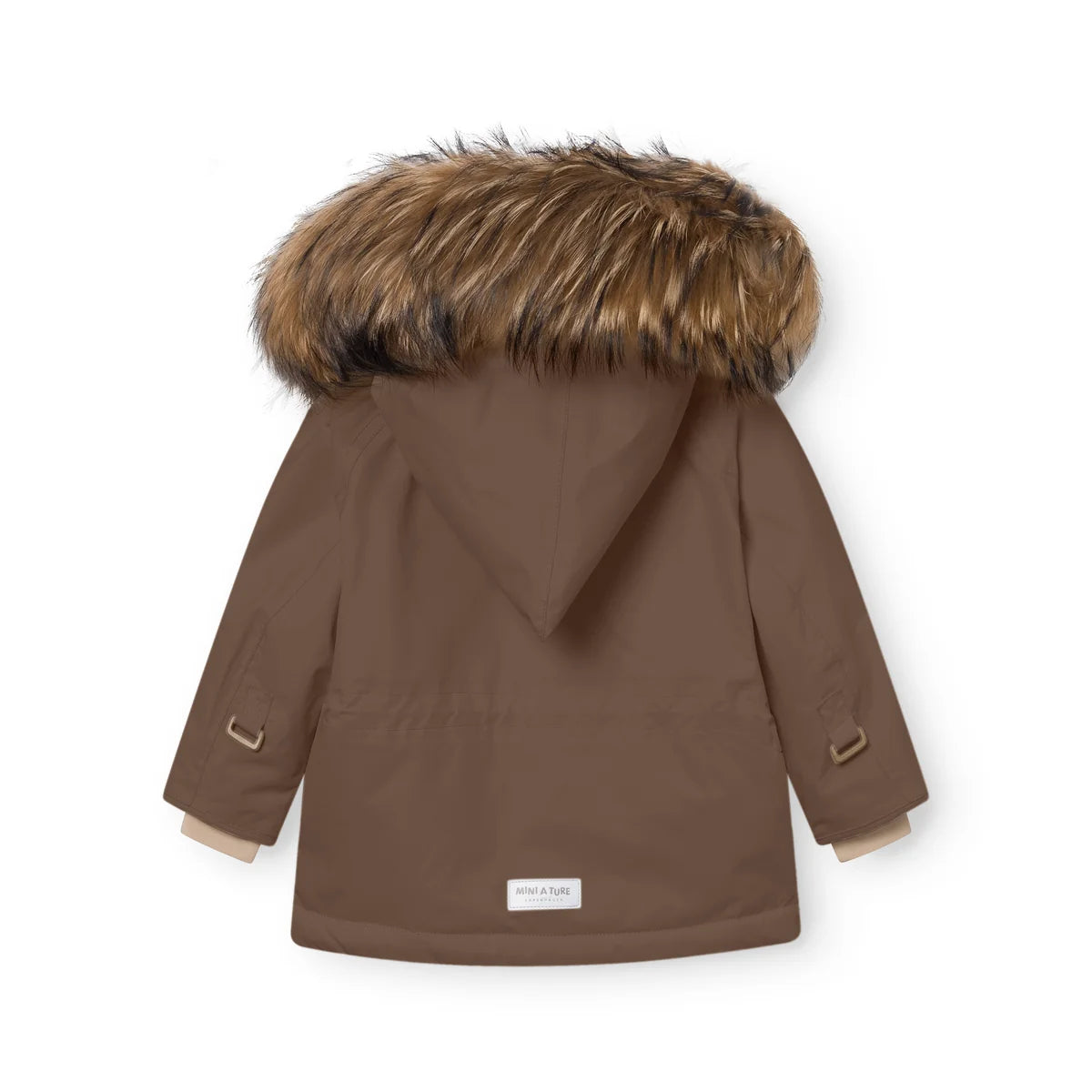 Mini A Ture Fleece Lined Winter Jacket FUR Chestnut Brown