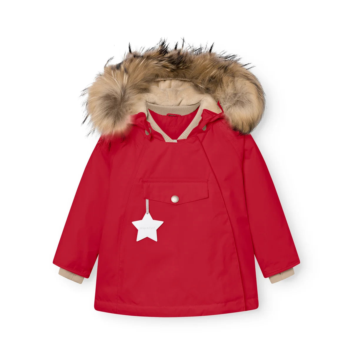 Mini A Ture Fleece Lined Winter Jacket FUR Chili Pepper