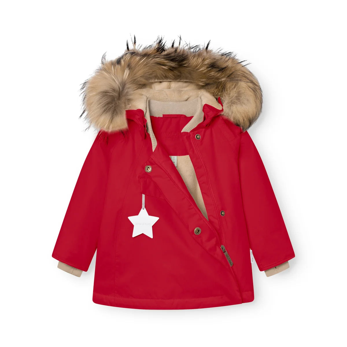 Mini A Ture Fleece Lined Winter Jacket FUR Chili Pepper