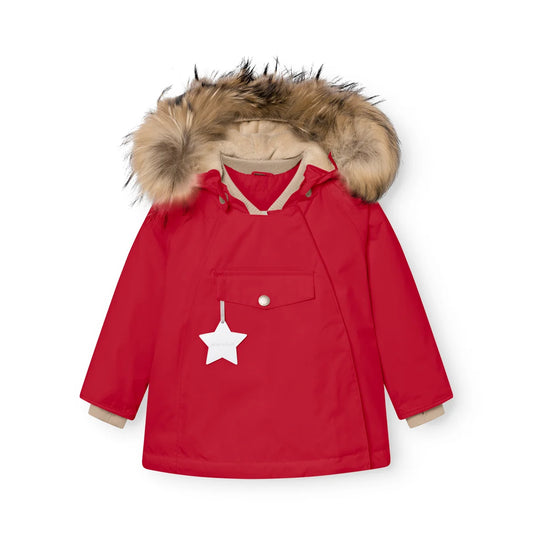 Mini A Ture Fleece Lined Winter Jacket FUR Chili Pepper