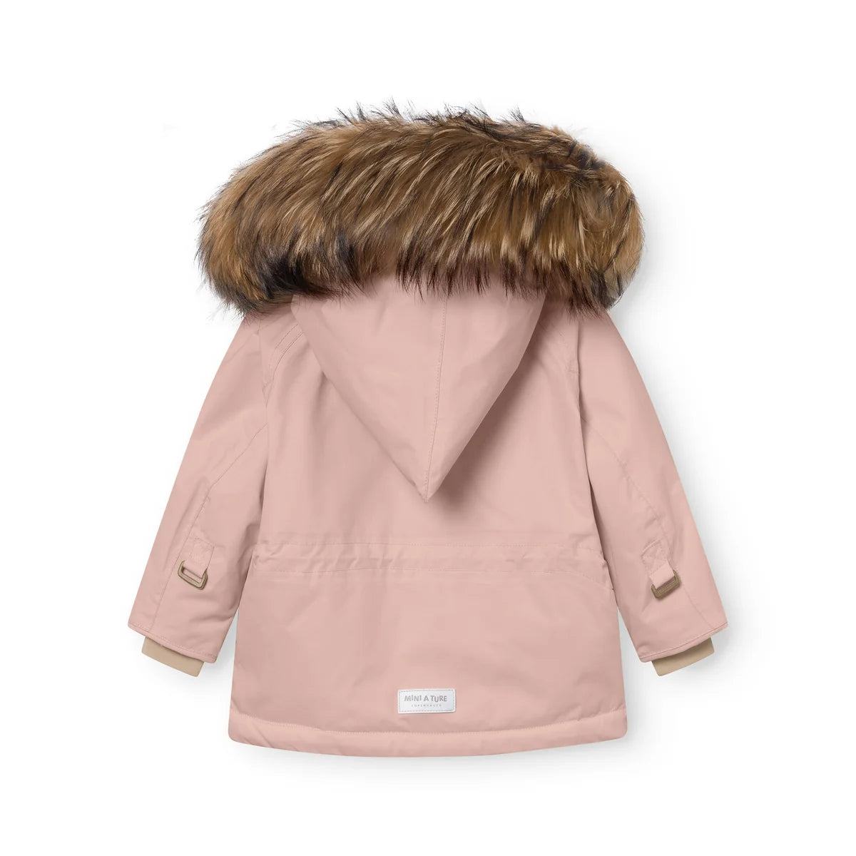 Mini A Ture Fleece Lined Winter Jacket FUR Adobe Rose