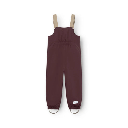 MINI A TURE WALENTEX Waterproof Snow Pants Fudge Aubergine