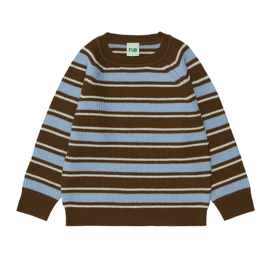 Raglan Wool Sweater Brown