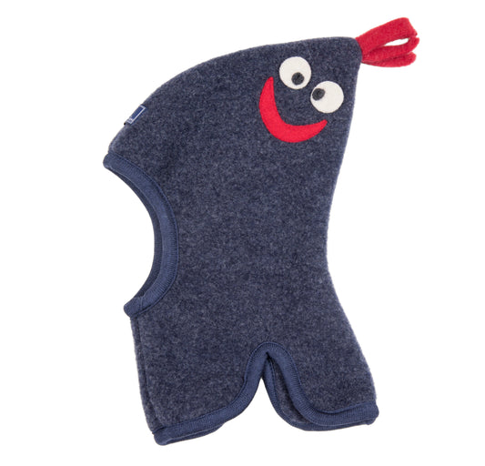 Pickapooh Wool Funny Balaclava Merino Wool Hat Marine