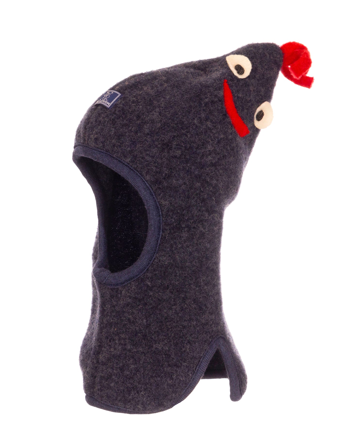 Pickapooh Wool Funny Balaclava Merino Wool Hat Marine