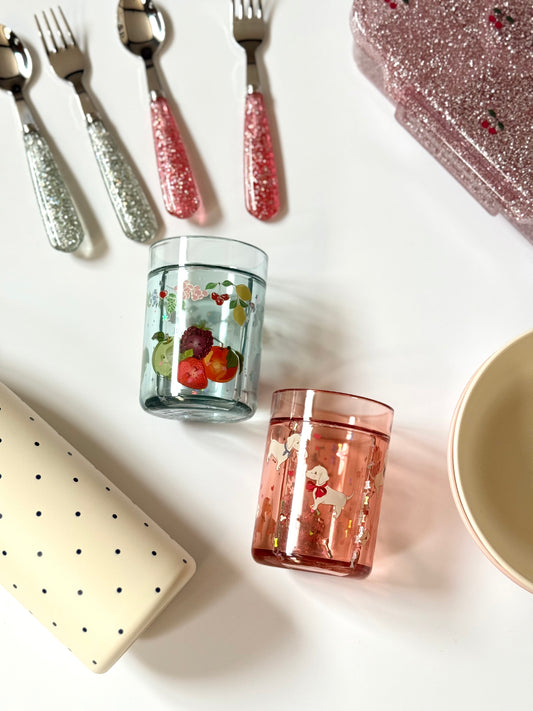2 Pack Glitter Cups Fruity