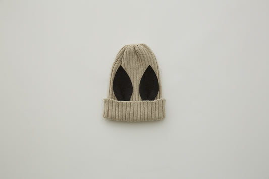 Beast Wool Beanie Ecru