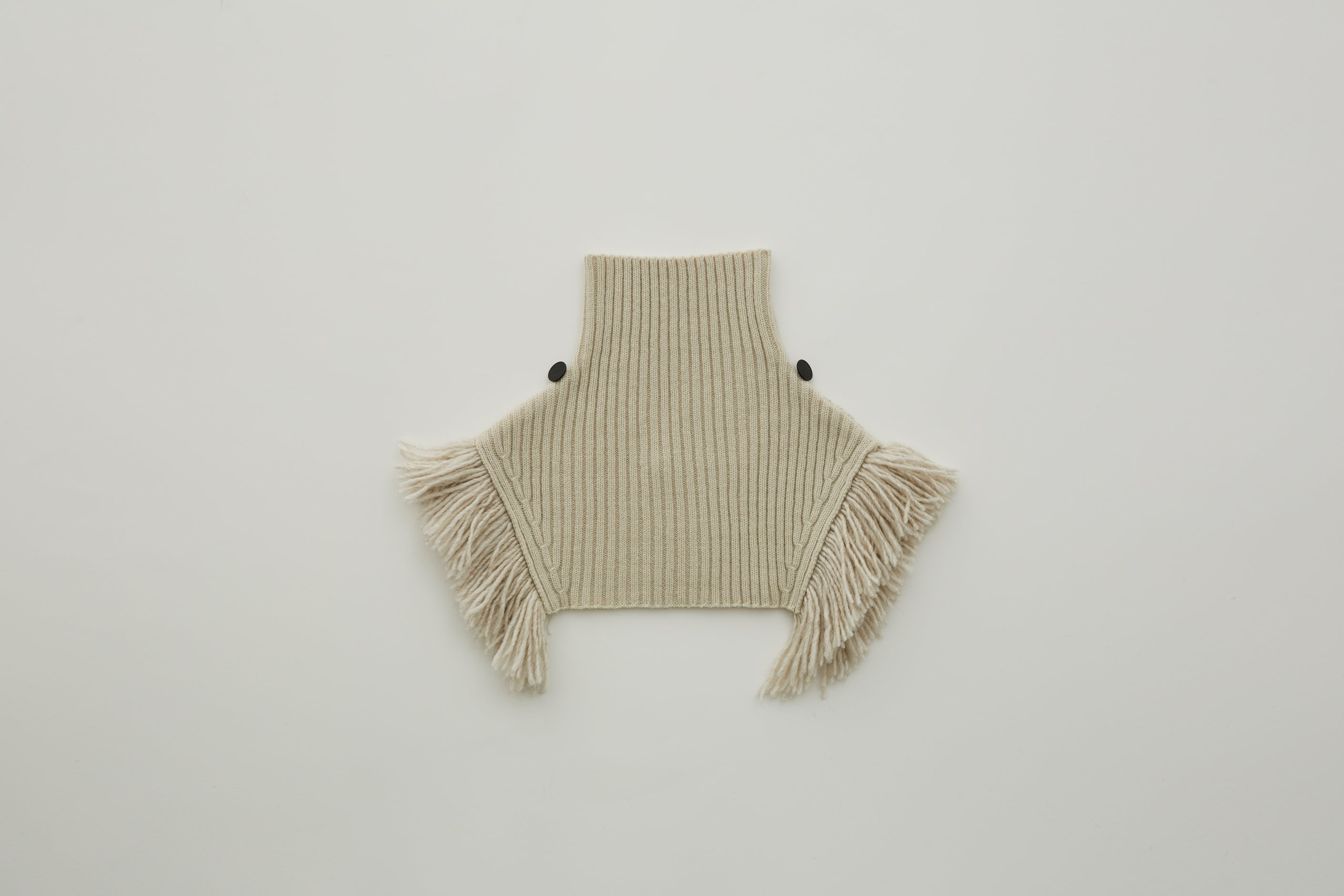 Rib Knit Knights Cape Ivory