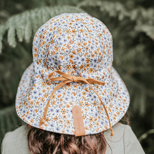 'Wanderer' Panelled Bucket Reversible Sun Hat Meredith / Maize