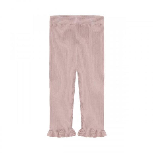 FUB Baby Organic Cotton Baby Ruffle Leggings Soft Pink
