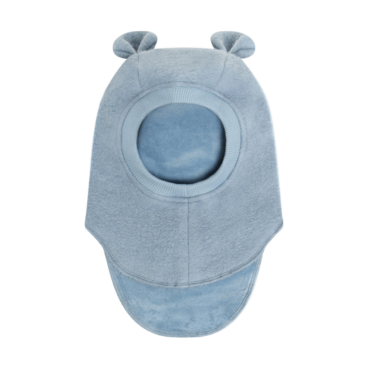 Huttelihut Wool Bear Ear Balaclava Windward Blue